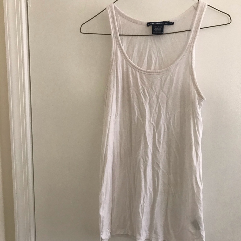 White Ralph Lauren tank top